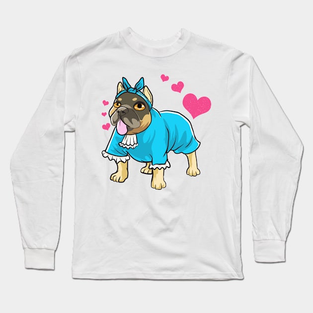 Cosplay Tri Colored Pitbull Dog product Long Sleeve T-Shirt by KnMproducts